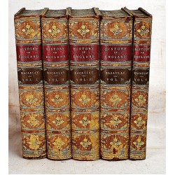 The History of England: From the Accession of James the Second (5 volumes)